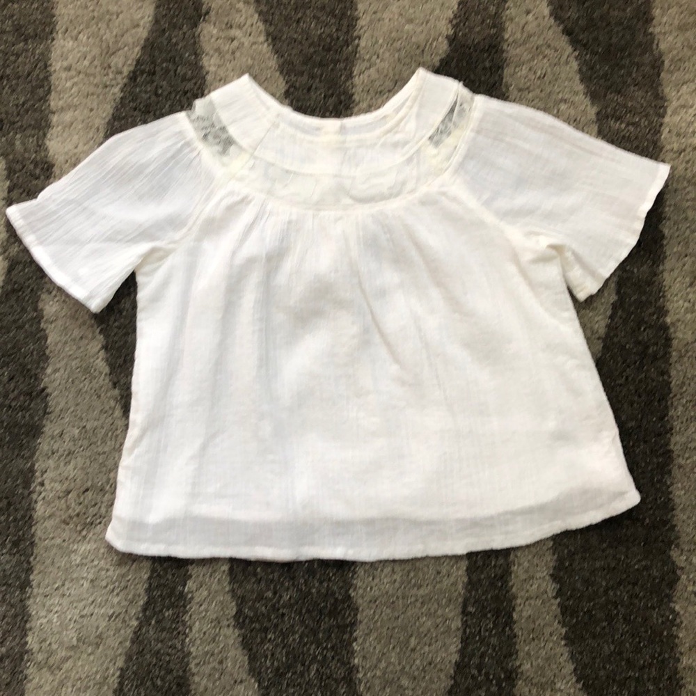 Old Navy Toddler Lace Peasant Top